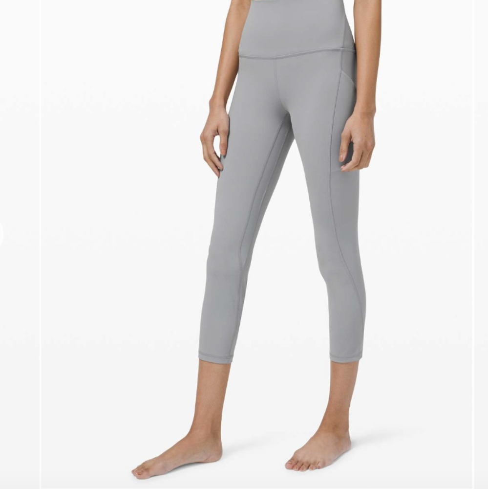 NWT Lululemon Align with Pockets 23" Rhino Grey